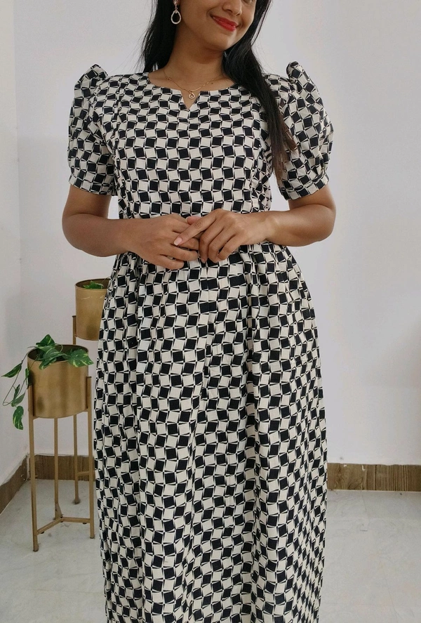 Chess pattern-cotton Feeding - M, White