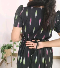 Black Ikkat Feeding Maxi - Black, M