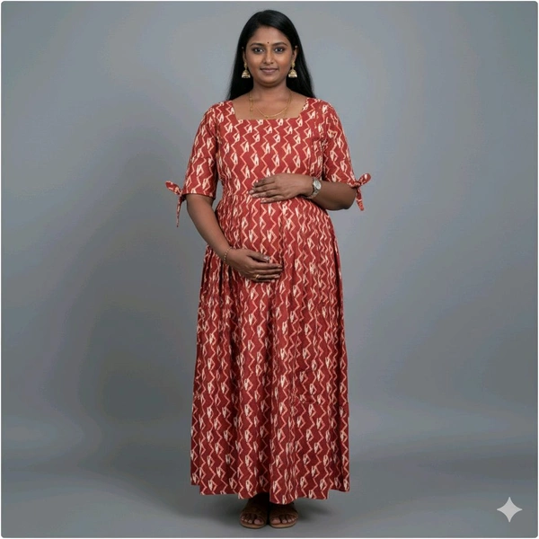 Cotton Feeding Kurti - M, Guardsman Red