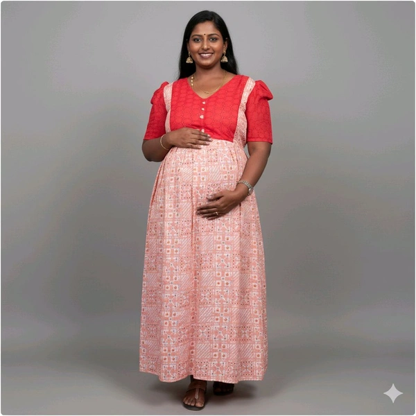 Cotton Feeding Kurti - Tickle Me Pink, L