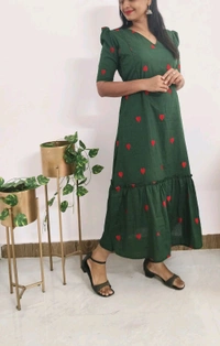 Handloom-Feeding Kurti - L, Japanese Laurel