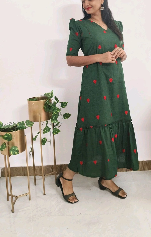 Handloom-Feeding Kurti - L, Japanese Laurel