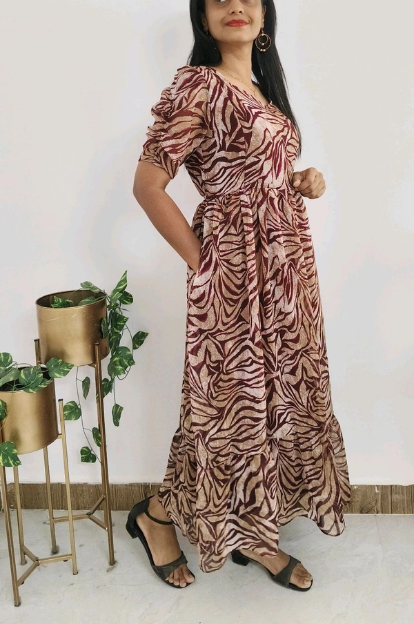 Safari-georgette kurti - Monarch, 3XL