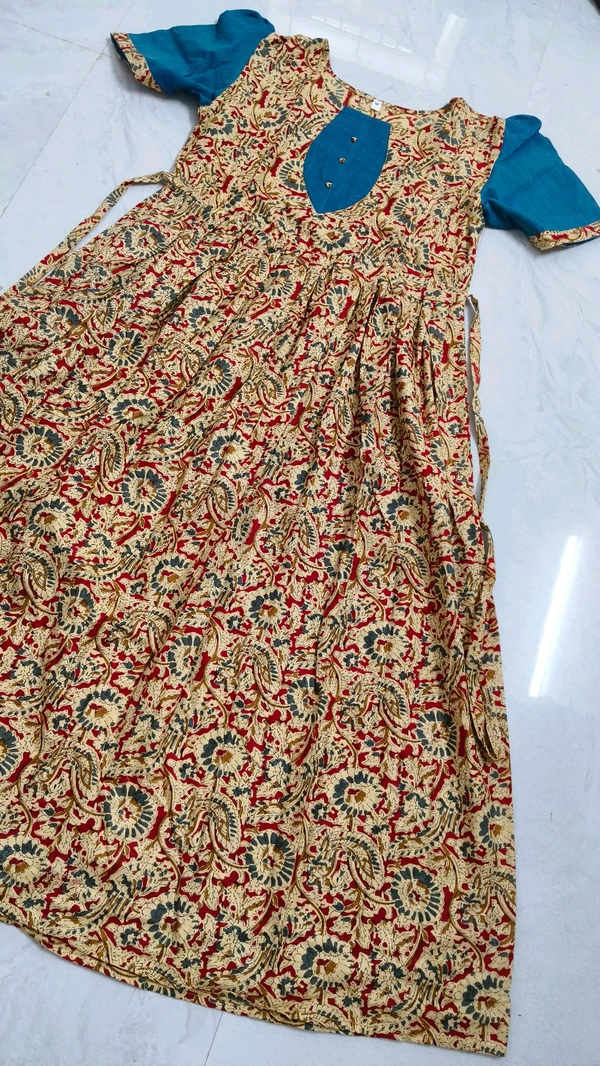 Kalamkari Feeding Kurti - M