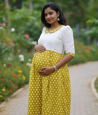 Hakoba+Cotton-Feeding Kurti - Rio Grande, XXL