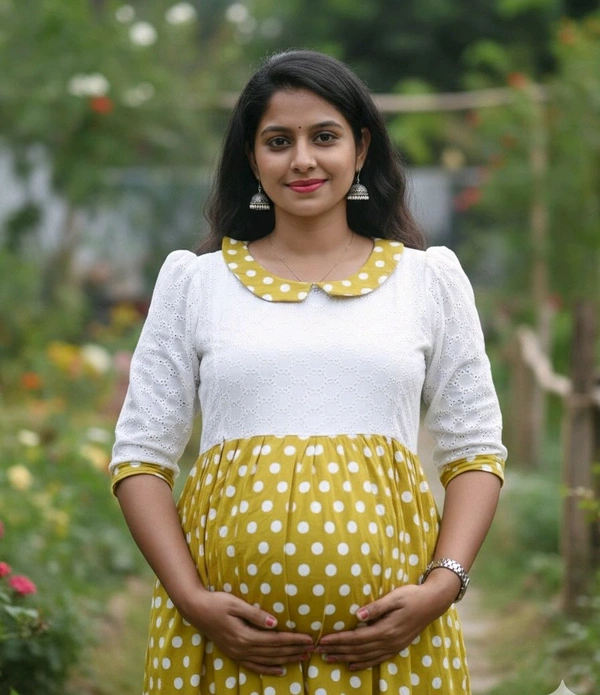 Hakoba+Cotton-Feeding Kurti - Rio Grande, XXL