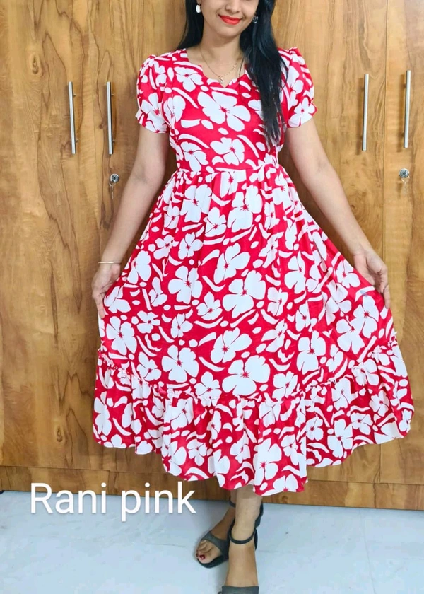 Pink Paradise -Feeding Kurti - Razzmatazz, L