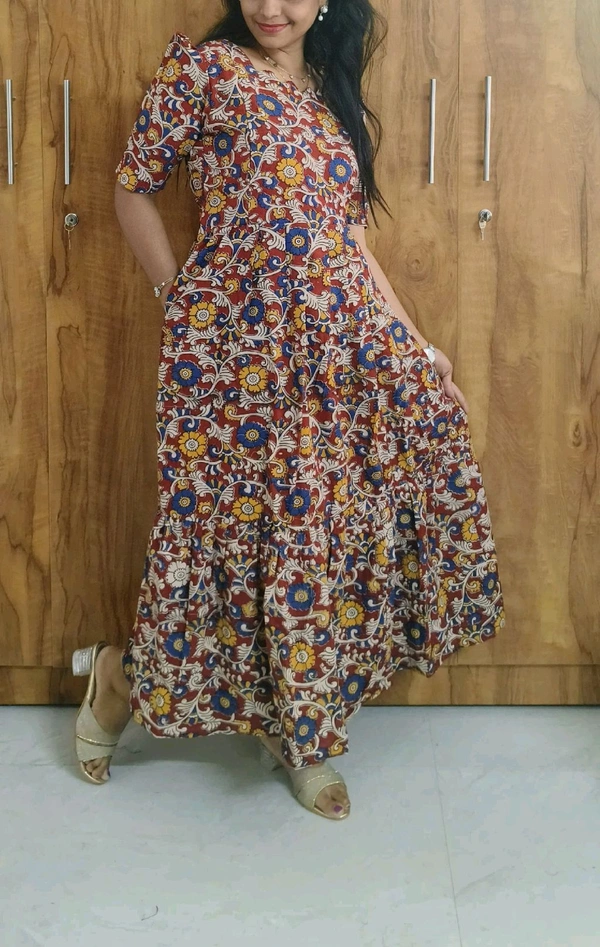 Kalamkari Feeding Kurti - XXL