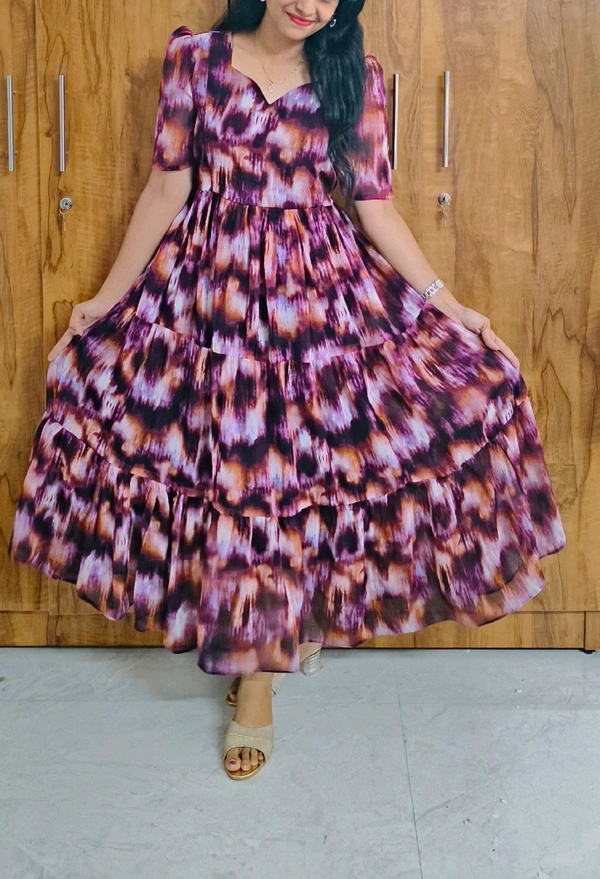 Wine Georgette feeding maxi - L