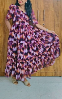 Wine Georgette feeding maxi - L