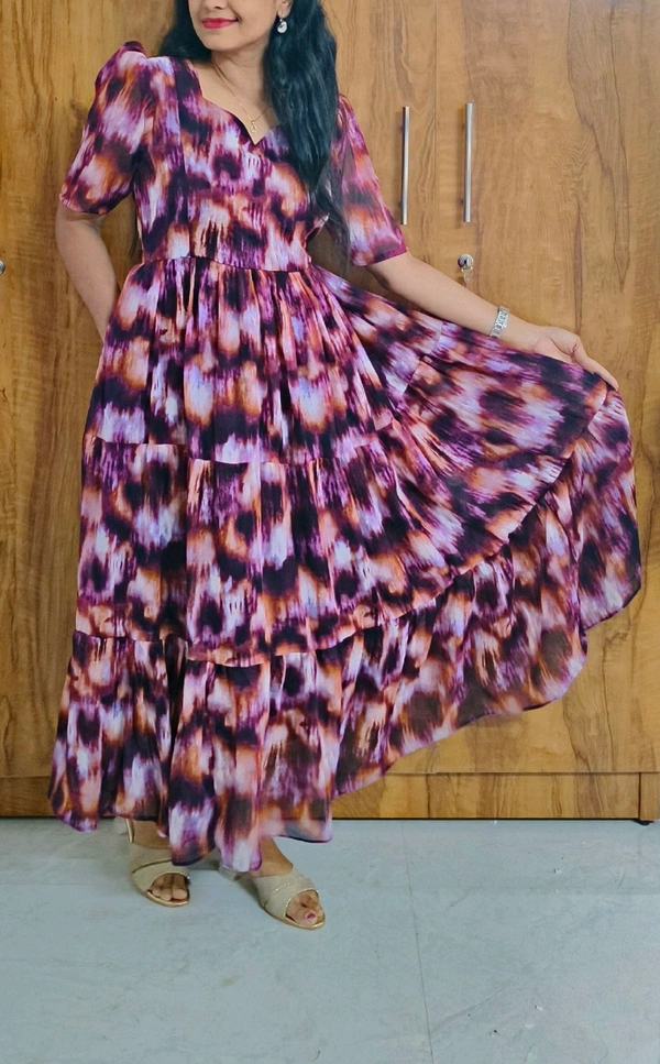 Wine Georgette feeding maxi - L