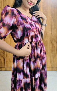 Wine Georgette feeding maxi - L