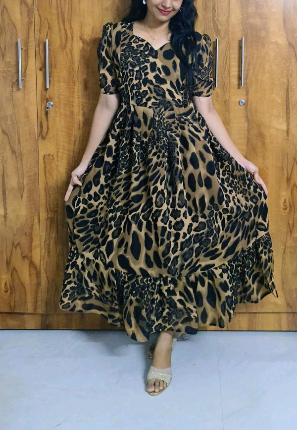 Animal Georgette feeding maxi - M
