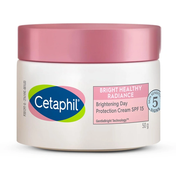 Cetaphil Brightening Day Protection Cream SPF 15-50g With Niacinamide for Uneven Skin Tone, Reduce Dark Spots