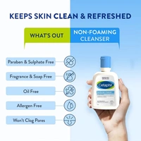 Cetaphil Hydrated Skin Twin Pack: Cleanser 60ml + Moisturising Lotion 60ml | For Dry to Normal, Sensitive Skin | Gentle, Non-Irritating Daily Skincare
