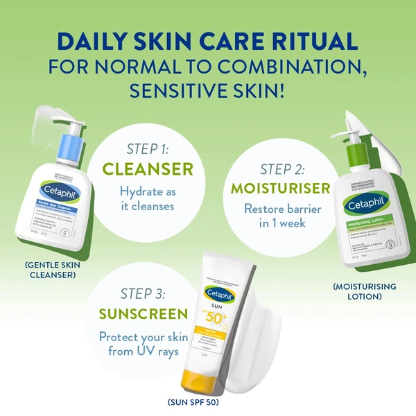 Cetaphil Moisturising Lotion For Face & Body, Normal To Dry Skin, 500ml