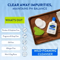 Cetaphil Oily Skin Cleanser - 125ml | Daily Face Wash for Oily and Acne-Prone Skin | Gentle Foaming Formula
