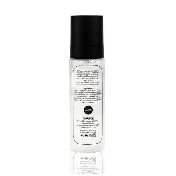 Forever52 Daily Life Long Wear Fixing Spray | Professional Makeup Fixing Spray | Long-Lasting Makeup Hold, Hydration & Lightweight Formula - 50ml