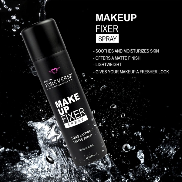 Forever52 Daily Life Makeup Fixer Spray 120ml | Professional Makeup Setting Spray | Long-Lasting Hold, Waterproof Makeup Lock & Matte Finish - 120ml