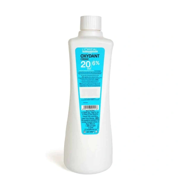 Loreal  Developer 20 Vol 6% Oxydant Creme (1000 ml)  Achieve Perfect Hair Color Results with Superior Gray Coverage | Even Application, and Long-Lasting Shine | (Note:By Including Additional Weight charge of Product is 99/-)
