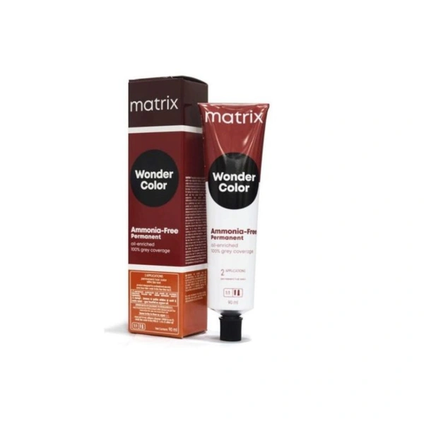 Matrix Wonder Hair Color 3VR, 3.26  Voilet Red Dark Brown 90ML Amonia Free | Enjoy 5X shine | 50% grey coverage | long-lasting & rich color