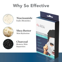 O3+ Professional Alpha Men Bright Groom Facial Kit 54g | Men's Facial for Tan Removal, Deep Cleansing & Instant Glow