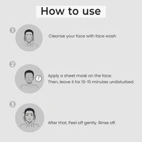 O3+ Professional Energy White Charcoal Sheet Mask 30ml | Detox Face Mask for Brightening & Oil Control