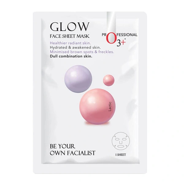 O3+ Professional Facial Glow Sheet Mask 30g | Instant Hydration & Radiance
