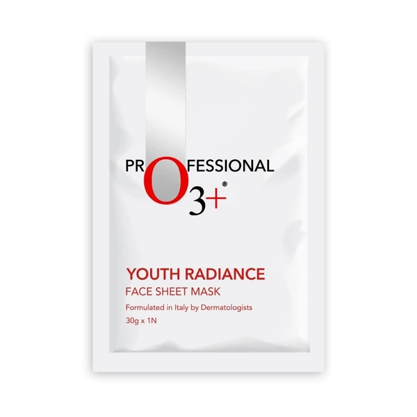 O3+ Professional Facial Youth Radiance Sheet Mask 30g | Anti-Ageing Glow Boost