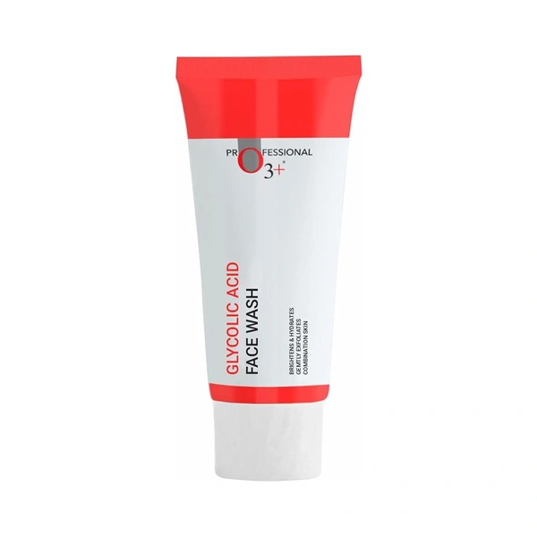O3+ Professional Glycolic Acid Radiance Face Wash 60g | Exfoliating Glow Cleanser