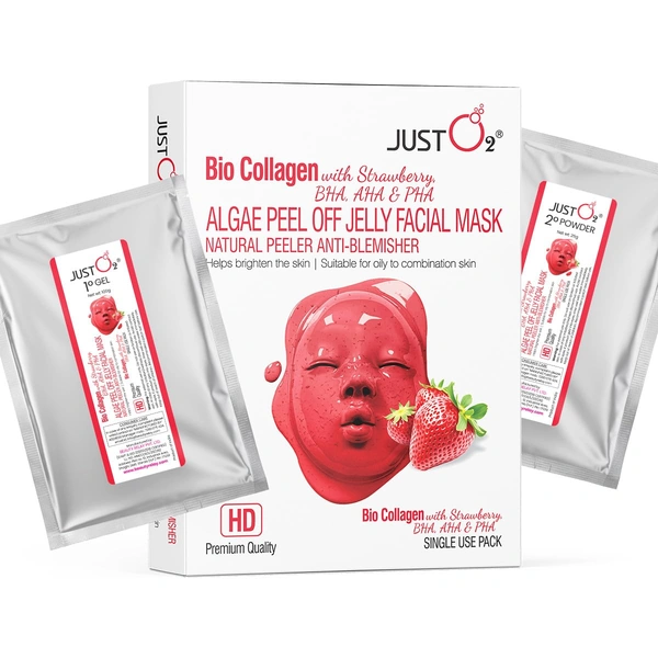 SHILLS Professional Algae Peel Off Jelly Facial Mask 100g 6 Bio Collagan | Deep Cleansing, Hydration & Skin Brightening | Spa Treatment for All Skin Types