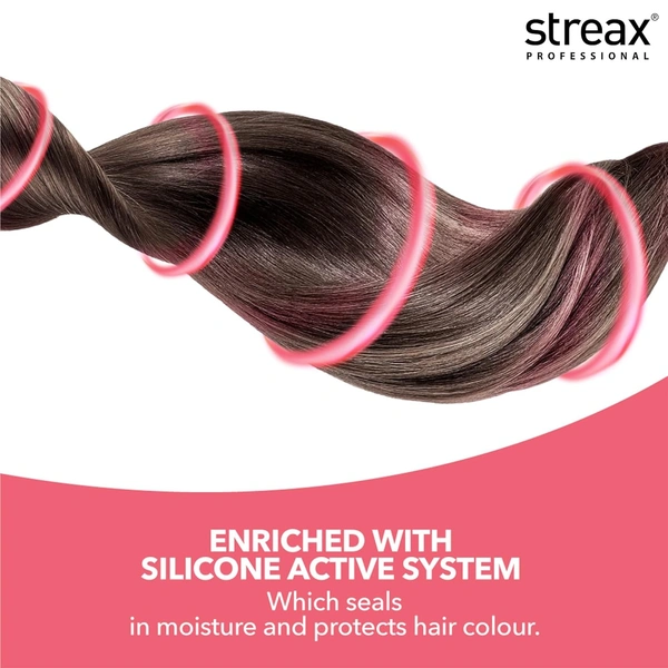 Streax Argan Secrets 5.35 Light Golden Mahogany Brown Hair Color 60g | Ammonia-Free Hair Color | Vibrant Shine & Complete Grey Coverage