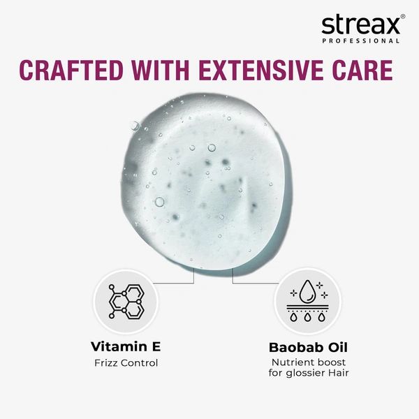 Streax Professional Canvoline Hair Serum 100ml | Lightweight Hair Serum for Frizz Control & Shine | Smooth, Silky & Split-End Protection