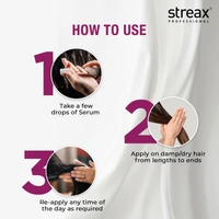 Streax Professional Canvoline Hair Serum 100ml | Lightweight Hair Serum for Frizz Control & Shine | Smooth, Silky & Split-End Protection