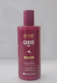 Streax Professional Canvoline Post Care Shampoo 300ml | Gentle Cleanse Shampoo for Chemically Treated Hair | Anti-Frizz, Smooth & Tangle-Free Hair