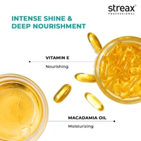 Streax Professional Vitariche Gloss Hair Serum 200ml | Professional Hair Serum for Frizz Control & Instant Shine | Smooth, Silky & Salon Finish Hair