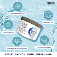 Streax Professional Vitariche Hair Care Masque 500g | Salon Hair Spa for Smooth & Shiny Hair | Deep Nourishment with Silk Protein for Dry Hair