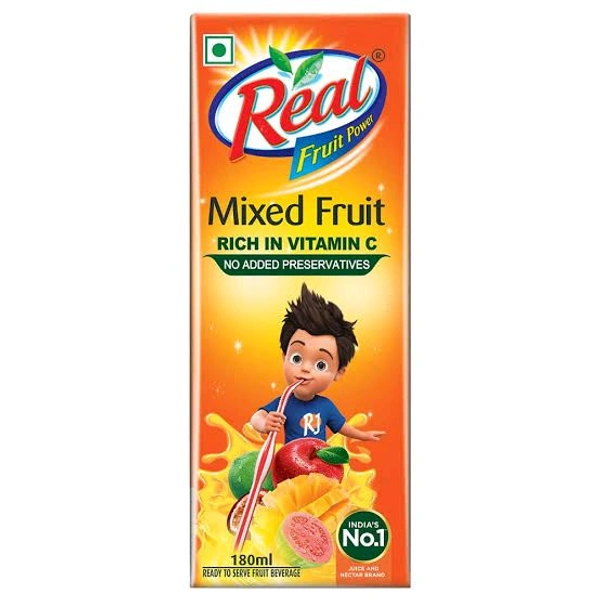 Real Mixed Fruit ( Tetra Pack ) - 180ml