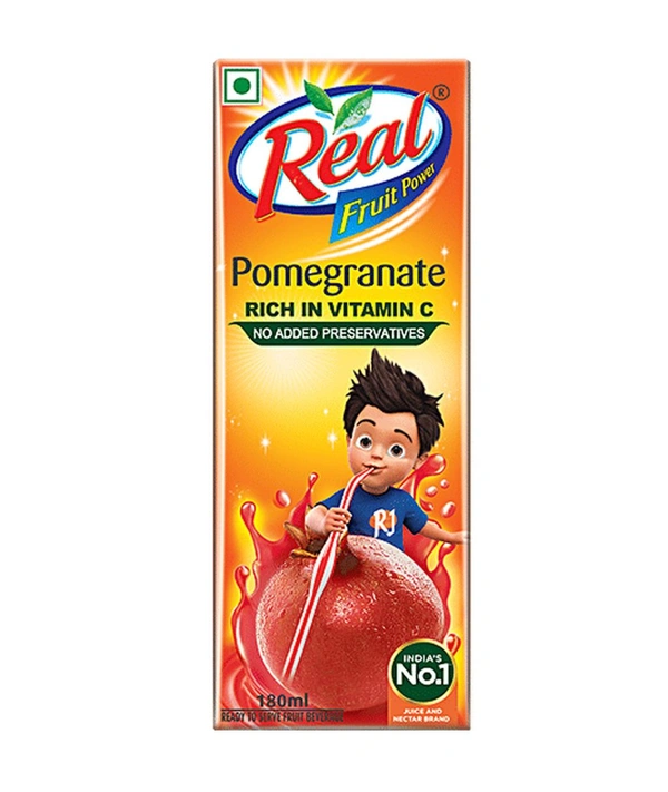 Real Pomegranate Juice (Tetra Pack ) - 180ml