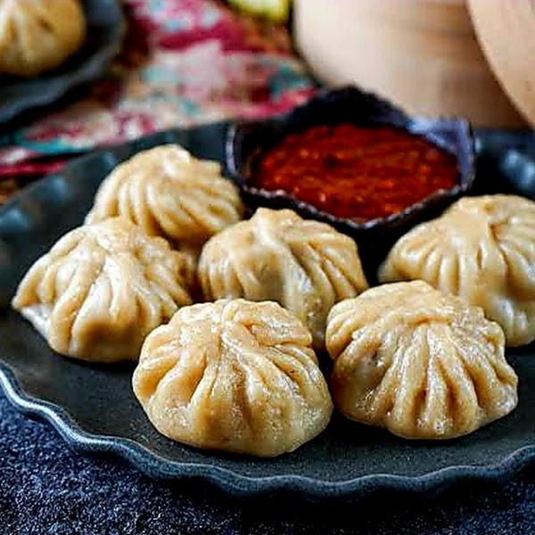 Steamed Veg Momo (Half)- 5pc - 6 Pieces (1pm To 9pm