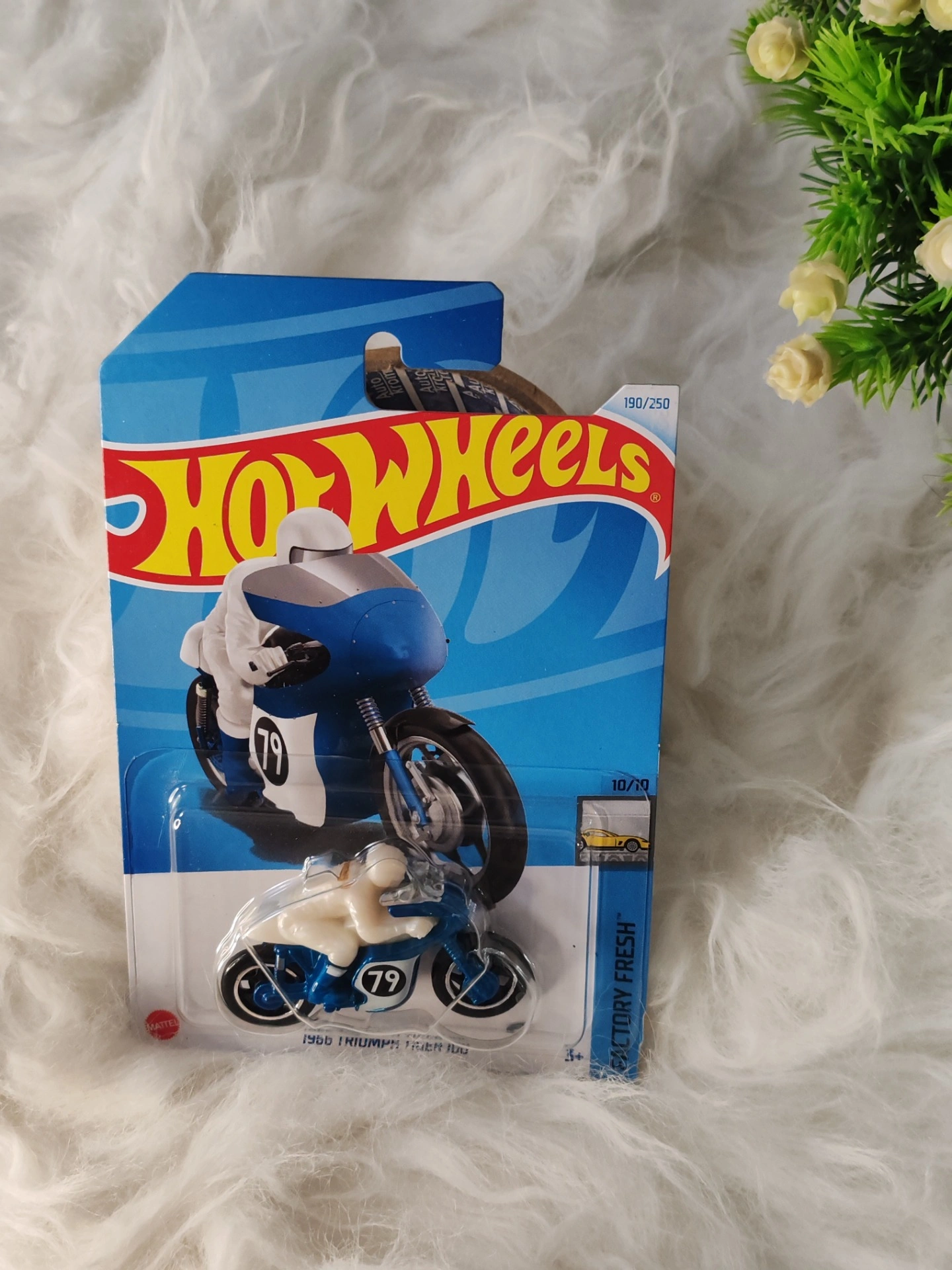 Hot Wheels 1:64 Scale|1996 TRIUMPH TIGER 100|FACTORY FRESH|10/10