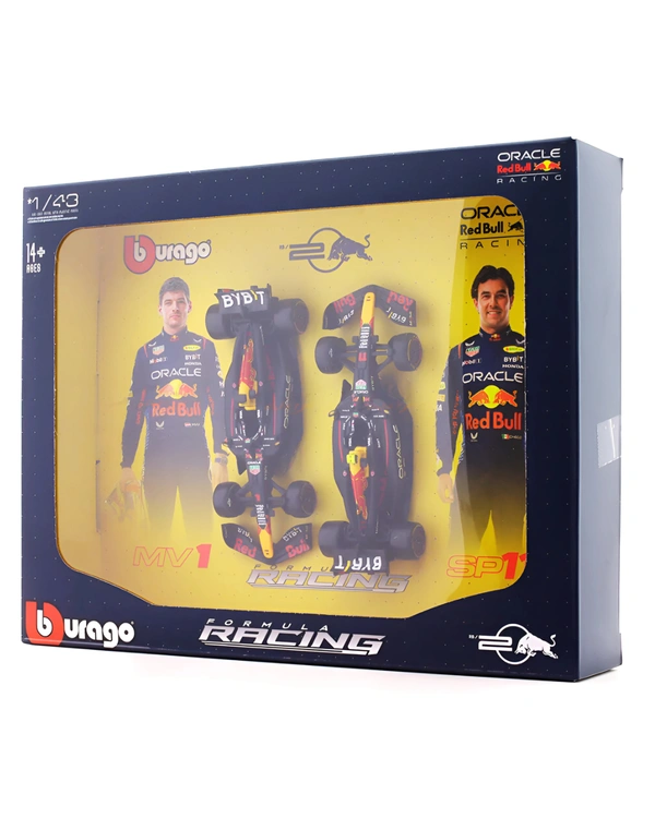 Burago 2024 Oracle Red Bull RB20 set of 2 cars | Burago | Formula 1 Licensed Diecast 1:43 Scale Model Car