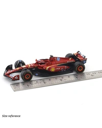 Burago 2024 Original Ferrari SF-24 Set of 2 Cars| Burago | Formula 1 Licensed Diecast Car 1:43 Scale Model Car