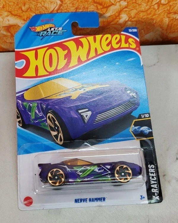 HOTWHEELS Hot Wheels 1:64 Scale | NERVE HAMMER | X-RAYCERS | PURPLE | 1/10 | 13/250