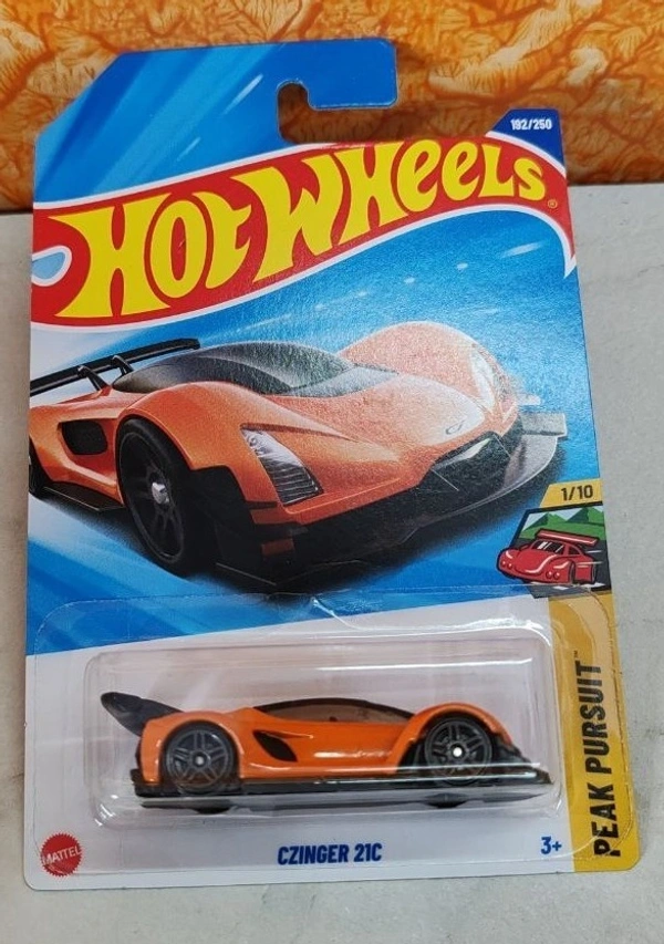 HOTWHEELS CZINGER 21C | PEAK PURSUIT | ORANGE | IMPORTED | 192/250