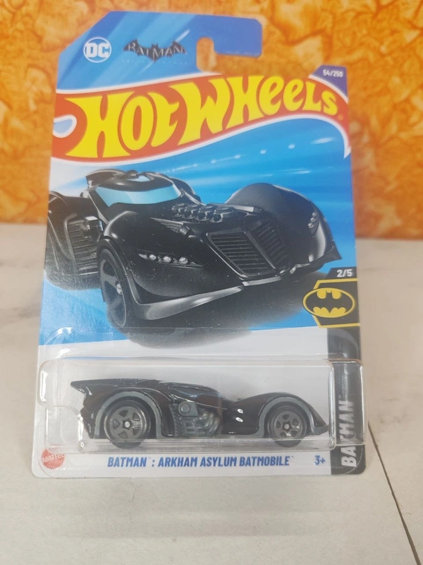 Hot Wheels 1:64 Scale | ARKHAM: BATMAN ASYLUM BATMOBILE | Batman | BLACK | 2/5 | 54/250