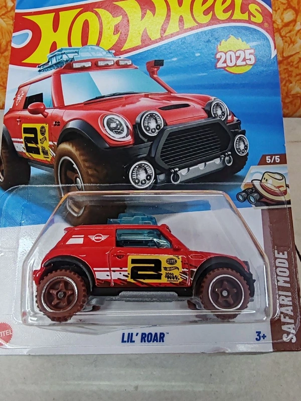Hot Wheels 1:64 Scale | LIL ROAR | Safari Mode | red | 5/5 | 203/250