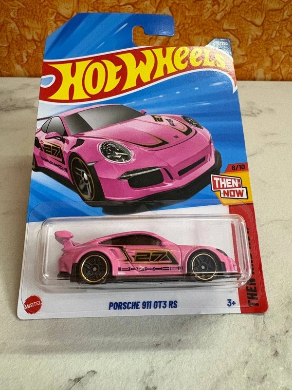 Hot Wheels 1:64 Scale | PORSCHE 911 GT3 RS | Then And Now | PINK | Case L | 220/250
