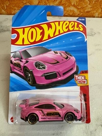 Hot Wheels 1:64 Scale | PORSCHE 911 GT3 RS | Then And Now | PINK | Case L | 220/250