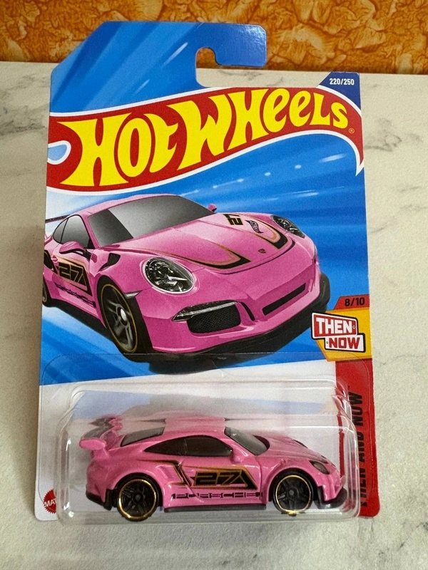 Hot Wheels 1:64 Scale | PORSCHE 911 GT3 RS | Then And Now | PINK | Case L | 220/250